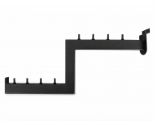 Кронштейн в Экономпанель Зигзаг 40 см (черный)