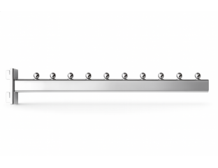 Кронштейн (Флейта) в рейку прямой 10 шариков 40 см