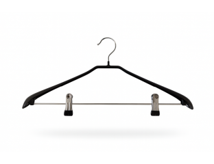 Вешалка силиконовая костюмная с прищепками 43см