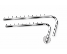 Флейта-Кронштейн поворотный пристенный (хром) Ø25