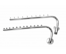 Флейта-кронштейн поворотный пристенный (хром)