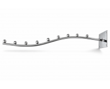 Флейта (кронштейн) настенная волна 9 шариков 32 см