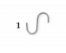 Крючок Эска (хром) 5 см