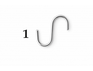 Крючок Эска (хром) 5 см