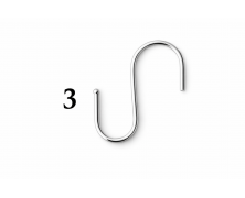 Крючок Эска (хром) 8 см