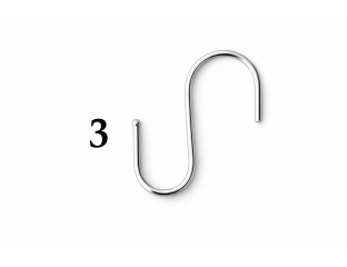 Крючок Эска (хром) 8 см