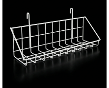 Корзина на сетку 42х10 см с низкими бортами