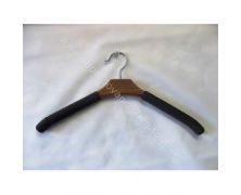 Плечики вешалки поролоновые для одежды (мужские) с деревянной вставкой