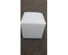 Пуфик квадрат ( белый )-35×35×40см.