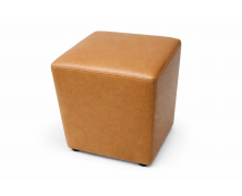 Пуфик квадрат (коричневый)-35×35×40см.