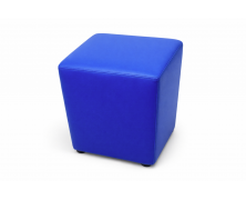 Пуфик квадрат ( синий )-35×35×40см.