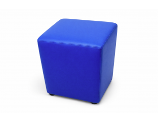 Пуфик квадрат ( синий )-35×35×40см.