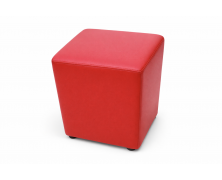 Пуфик квадрат ( красный ) 35×35×40см