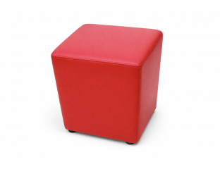Пуфик квадрат ( красный ) 35×35×40см