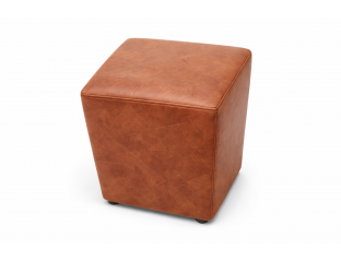 Пуфик квадрат ( коричневый )-35×35×40см