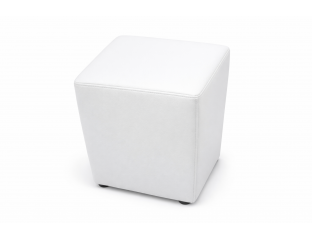 Пуфик квадрат ( белый )-35×35×40см.
