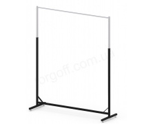 Вішак-Стойка для одягу L1.5м, довжина 1,50м, висота регулюється від 1,30м до 1,70м.