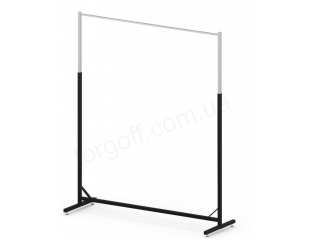 Вішак-Стойка для одягу L1.5м, довжина 1,50м, висота регулюється від 1,30м до 1,70м.