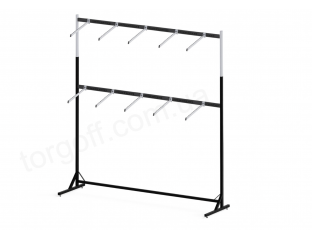 Вішак-Стойка L2.0 (під кронштейн), довжина 2м, висота верхньої перекладини регулюється від 1,70 до 2,20 м