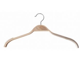 Плічка вішалки бамбук чоловічий для одягу антиковзаюча, трикотаж, 42см