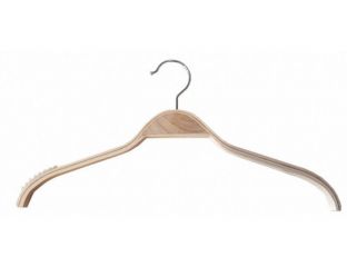 Плечики вешалки бамбук женский для одежды антискользящая трикотаж 38 см