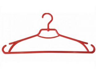 Плечики вешалки пластиковые для одежды Лиза Украина 43 см (красная)