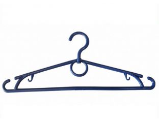 Вешалки плечики пластиковые синие для одежды (кольцо) 39 см Украина