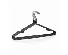 Вешалка плечики силикон детский (чёрные) 29 см