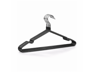 Вешалка плечики силикон детский (чёрные) 29 см