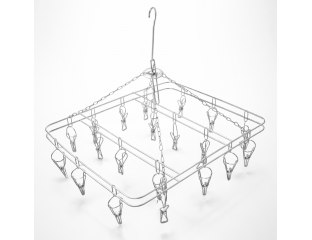 Вертушка с прищепкой квадратная