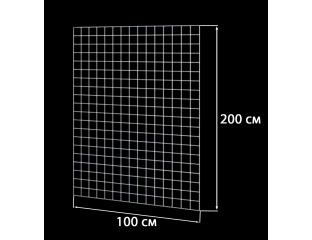 Торговая сетка 200х100см проволока 3.5 мм,ячейка 50/50мм